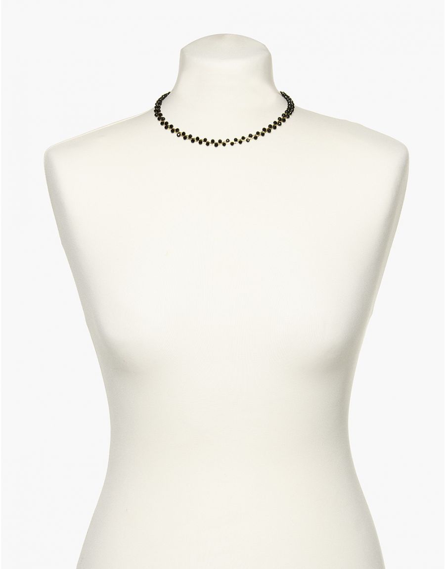 Collier ras-du-cou noir
