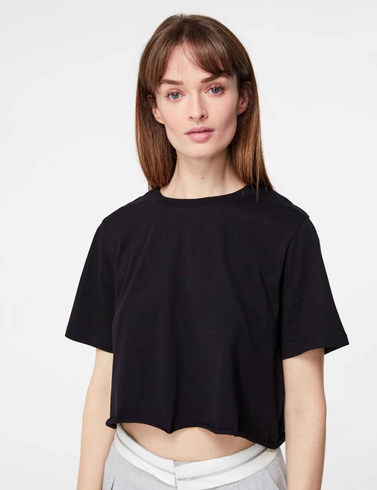 T-shirt court oversize noir