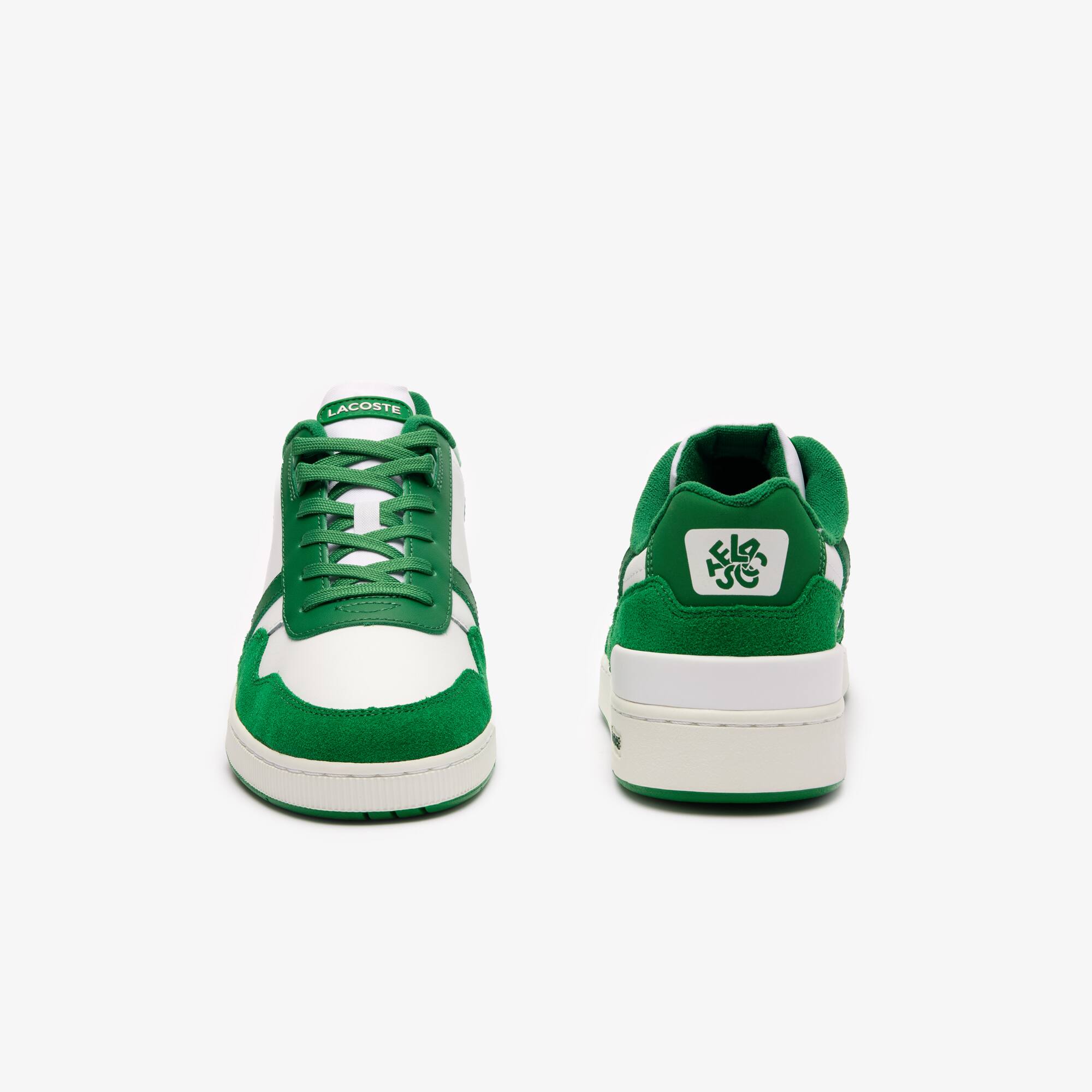 Herren-Sneakers T-CLIP aus Leder mit Logo an der Lasche Sneakers - Weiss - Lacoste - Herren