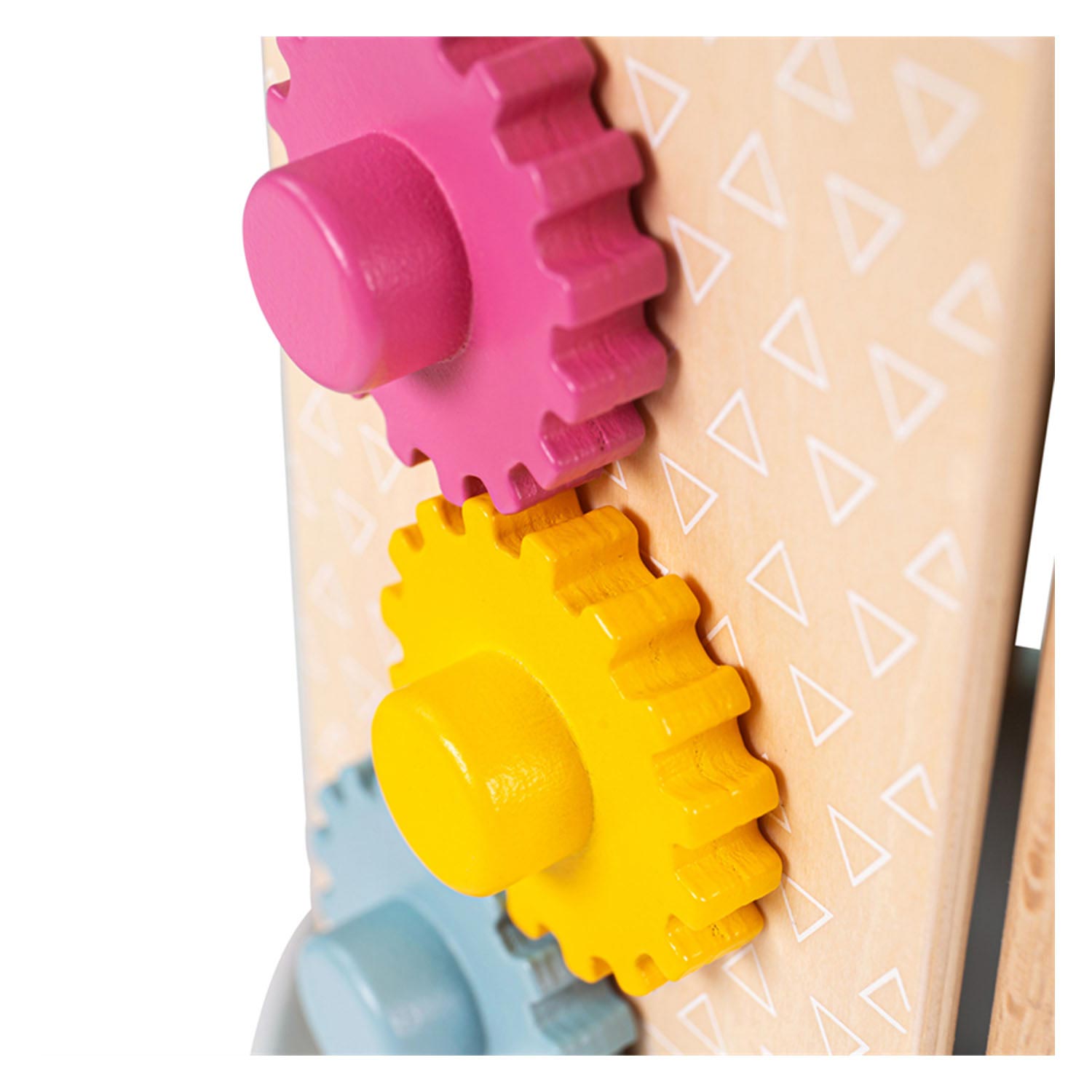 Bigjigs Rollende Activiteitenbox en Vormenstoof van Hout, 5dlg.