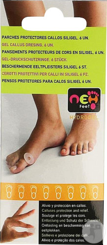 Neh Pansements Protecteurs De Cors En Siligel Taille Unique 6 Pièces