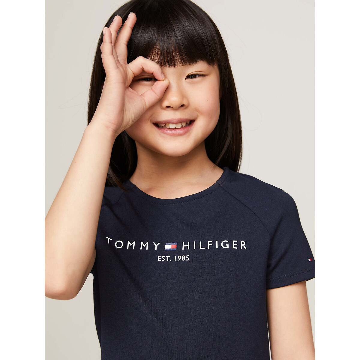 TOMMY HILFIGER<br>Vestido de manga curta