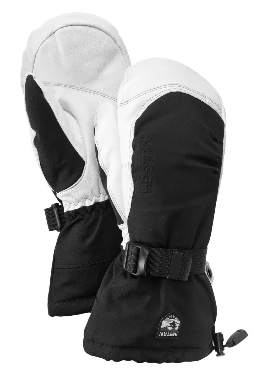 Hestra Army Leather Extreme Mitt Black/White