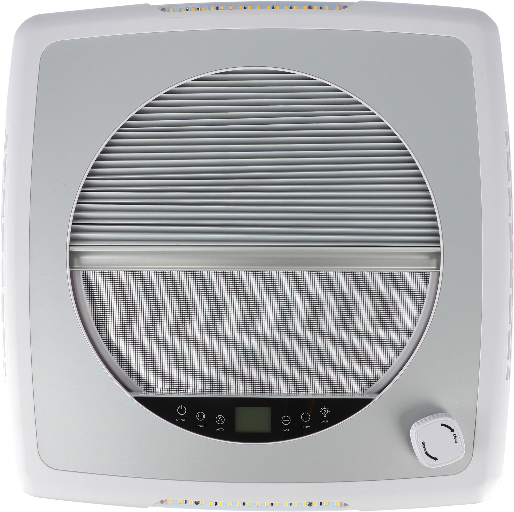 Berger Dachhaube Plus Fan mit Ventilationssystem 12 V 40 x 40 cm schwarz