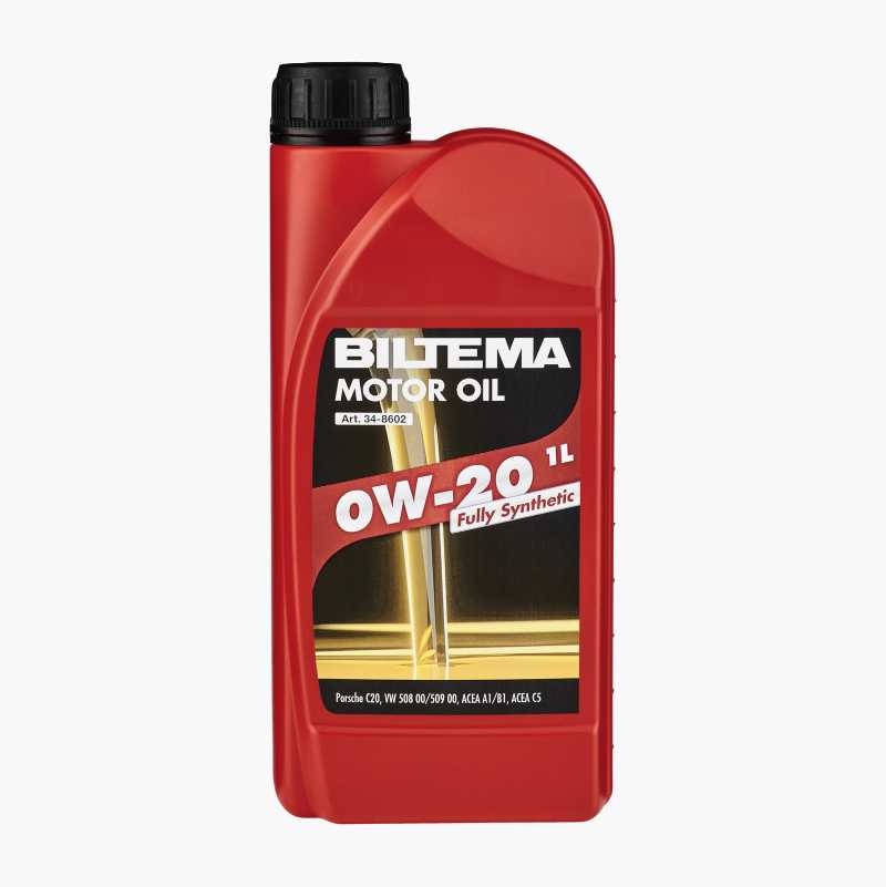 Helsyntetisk motorolje 0W-20, ACEA A1/B1/C5, 1 liter