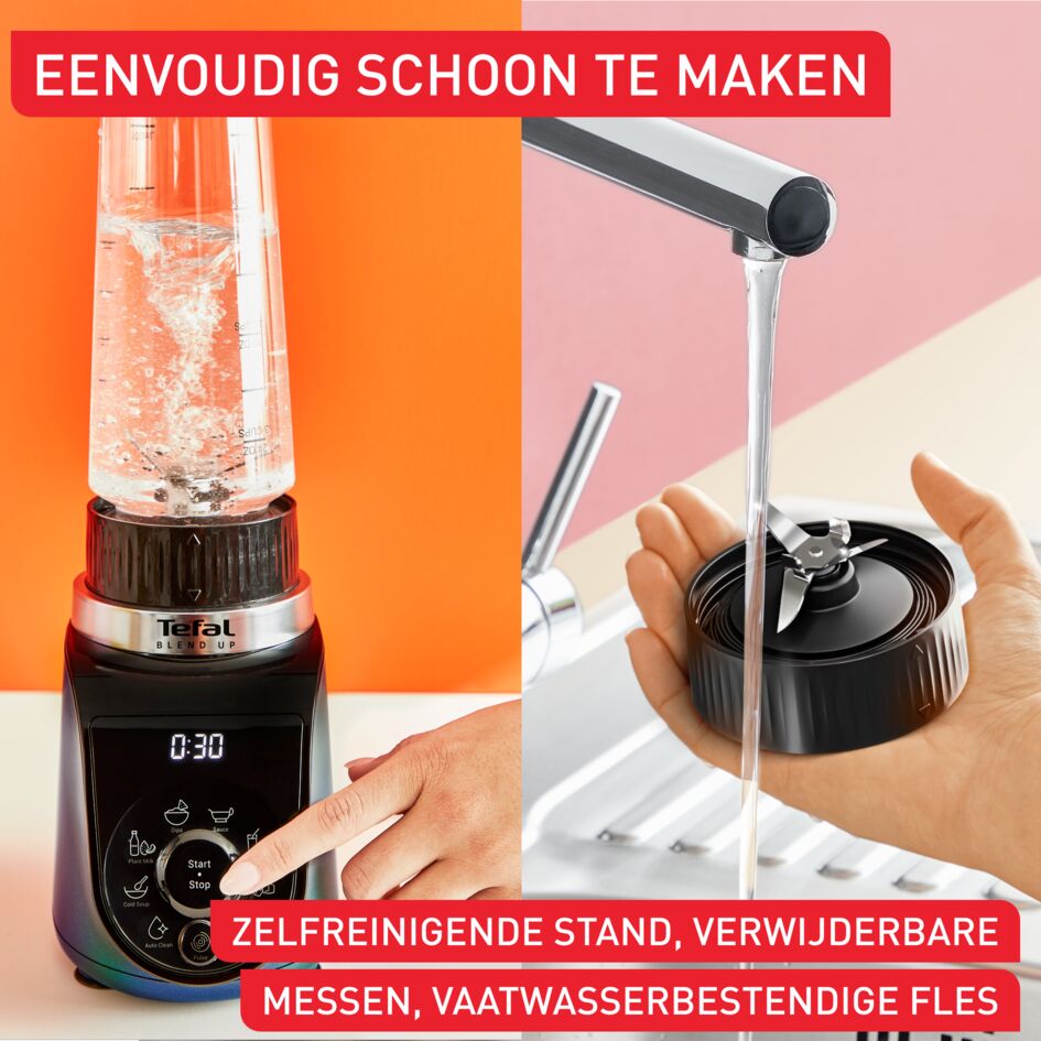 Blend Up BL19H4 Krachtige compacte blender - 8 programma's - 1000 W - 700 mL
