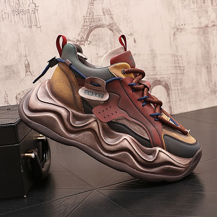 Mr Ozera - Platform Color Block veterschoenen