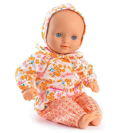 Djeco Dukket?j - Hanako - Hvid/Pink/Orange