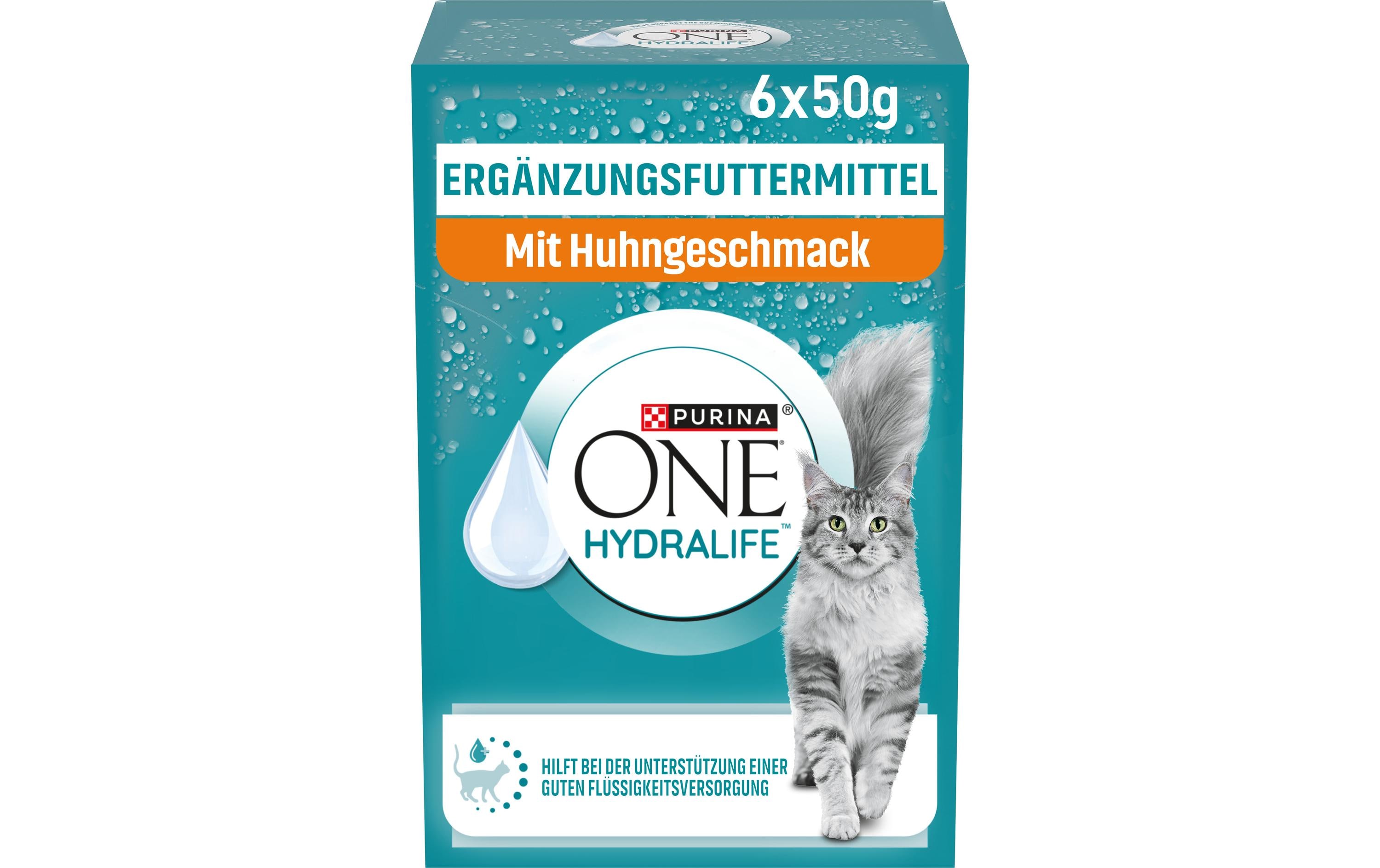 Hydralife mit Huhngeschmack 6 x 50 gErgänzungsfuttermittel für Katzen