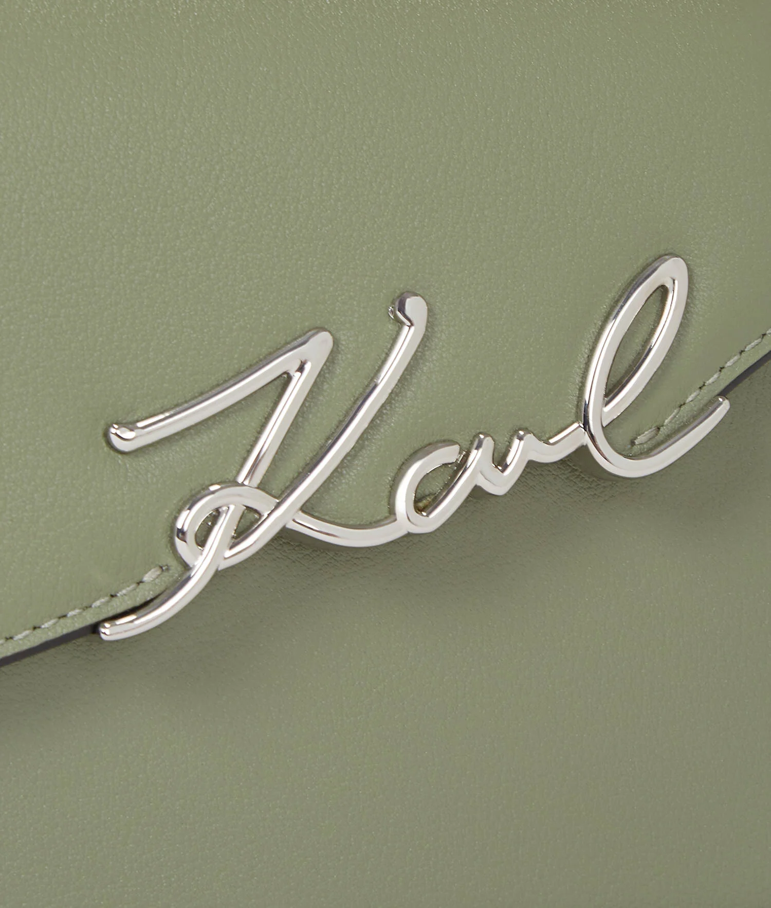 SAC BANDOULIÈRE FIN K/SIGNATURE - Vert d'huile