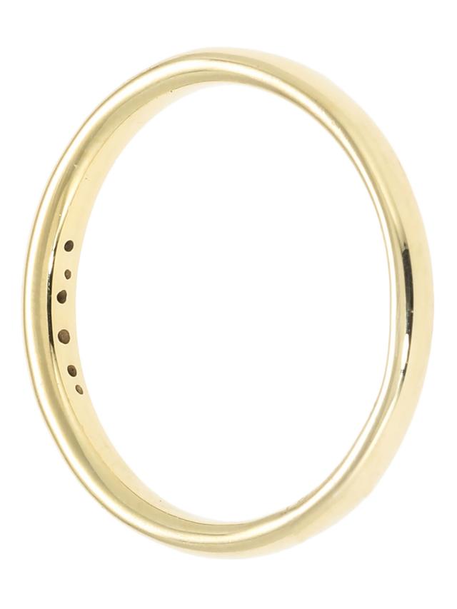 Band-Ring, 6 Brillanten, 0,030 ct., Silber 925 vergoldet