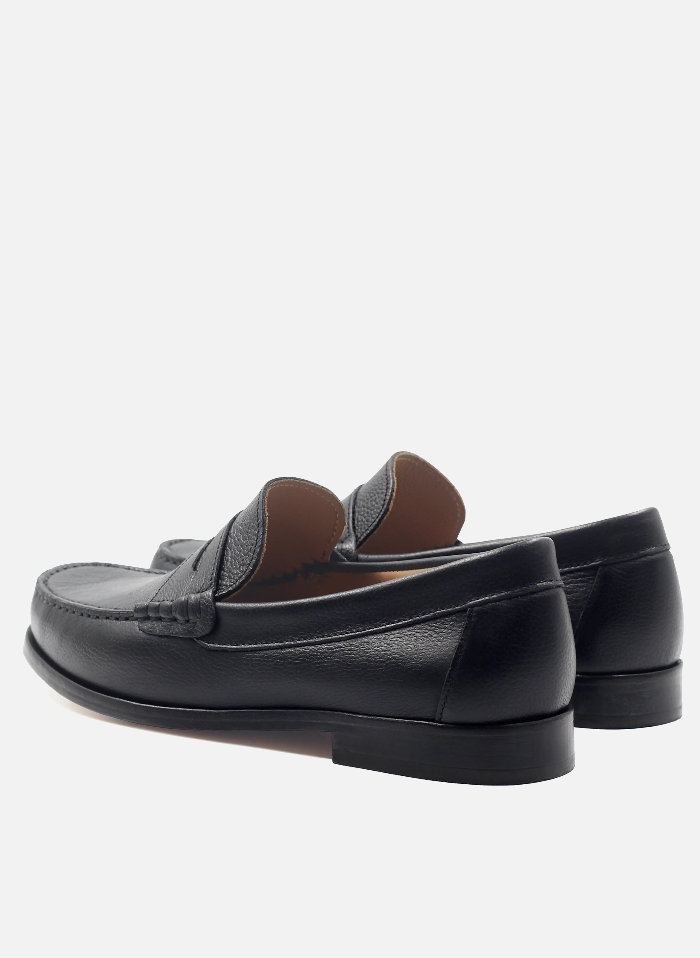 Mocassins urbains cuir grainé | Noir