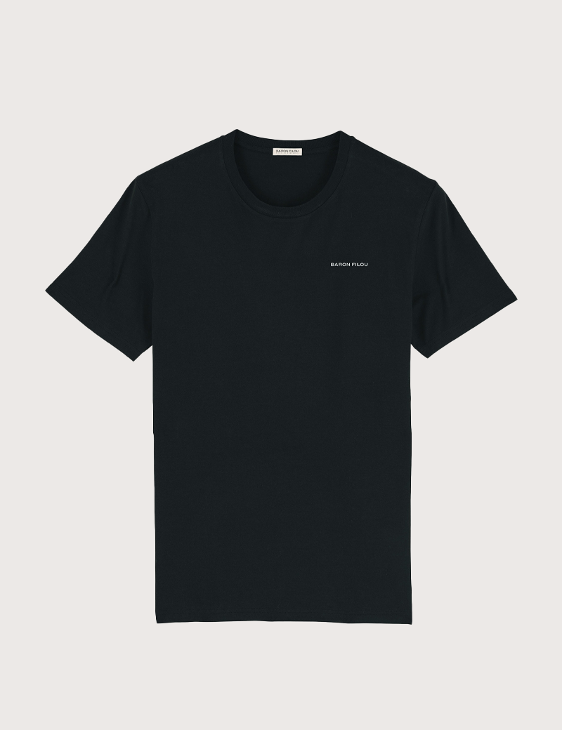 BARON FILOU T-SHIRT DOS IMPRIMÉ FILOU LVI NOIR