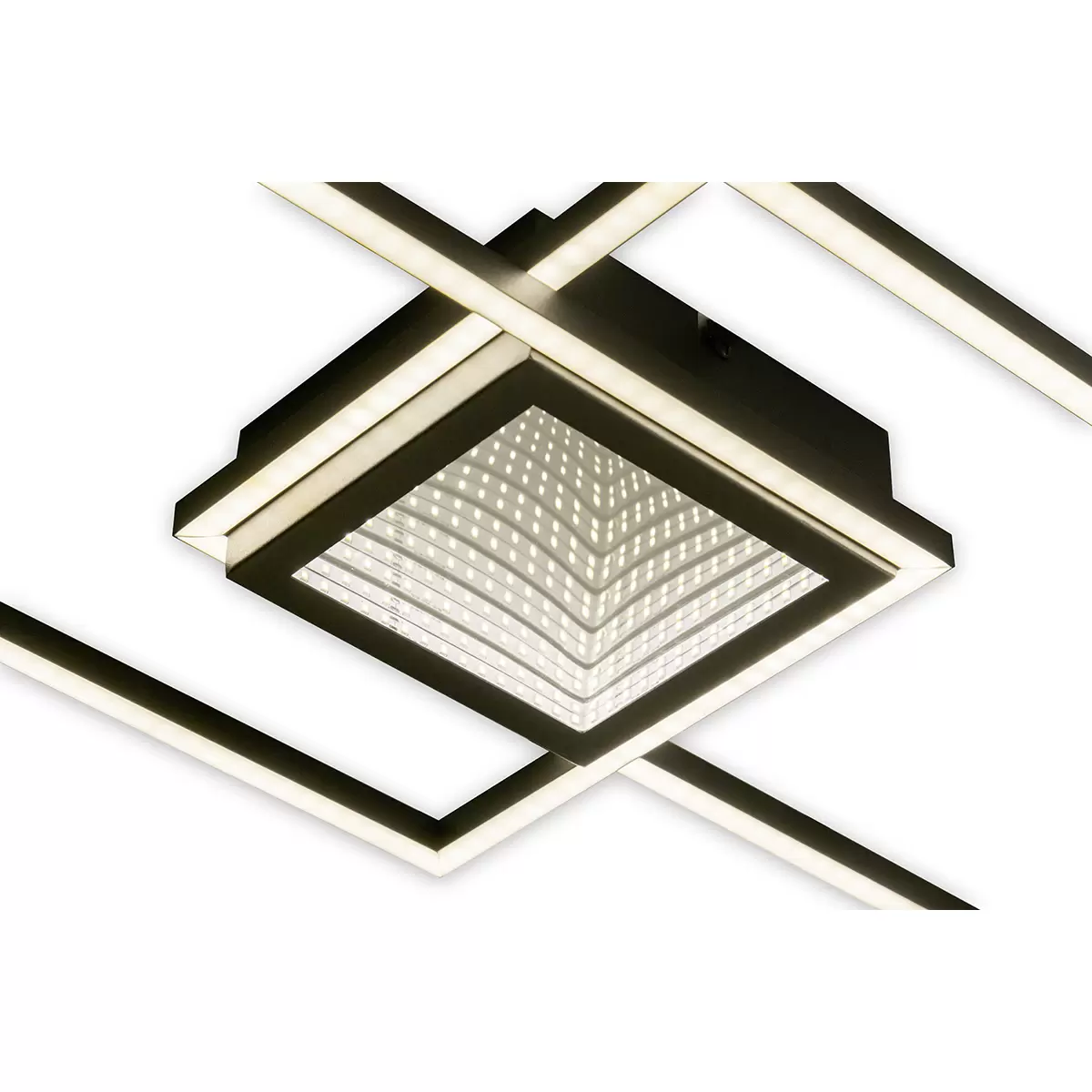 LED-Deckenleuchte Oswin Schwarz