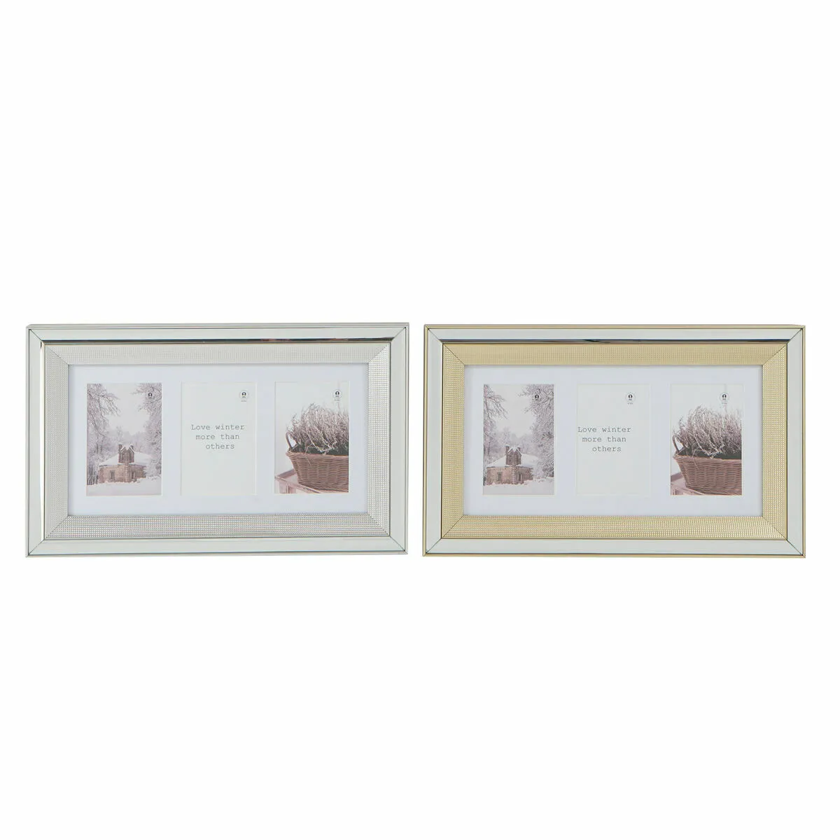 DKD Home Decor Cadre Traditionnel - Doré/Argenté