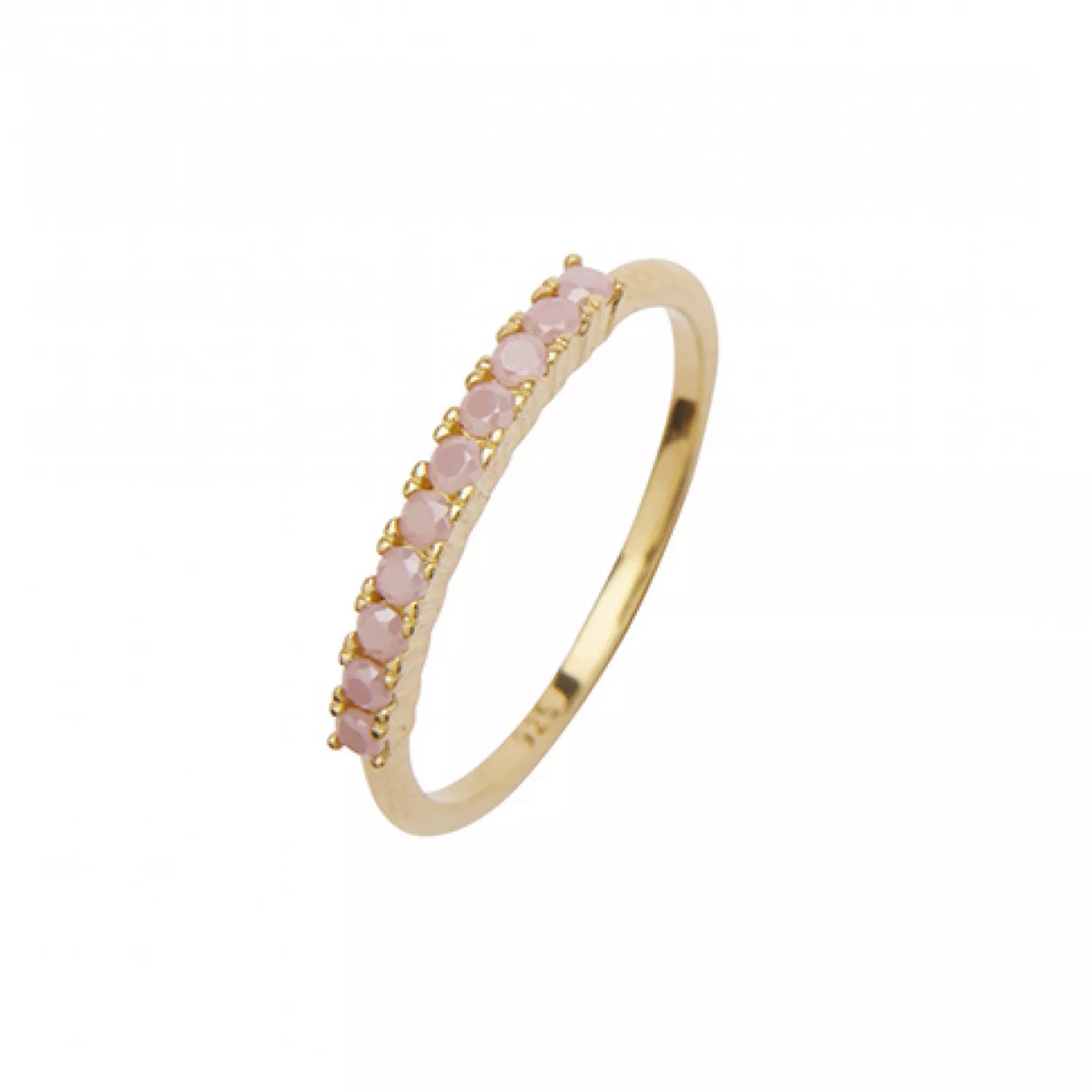 Pico Fineley Crystal Powder Ring 24 kt. Forgyldt Sølv N04002-Powder