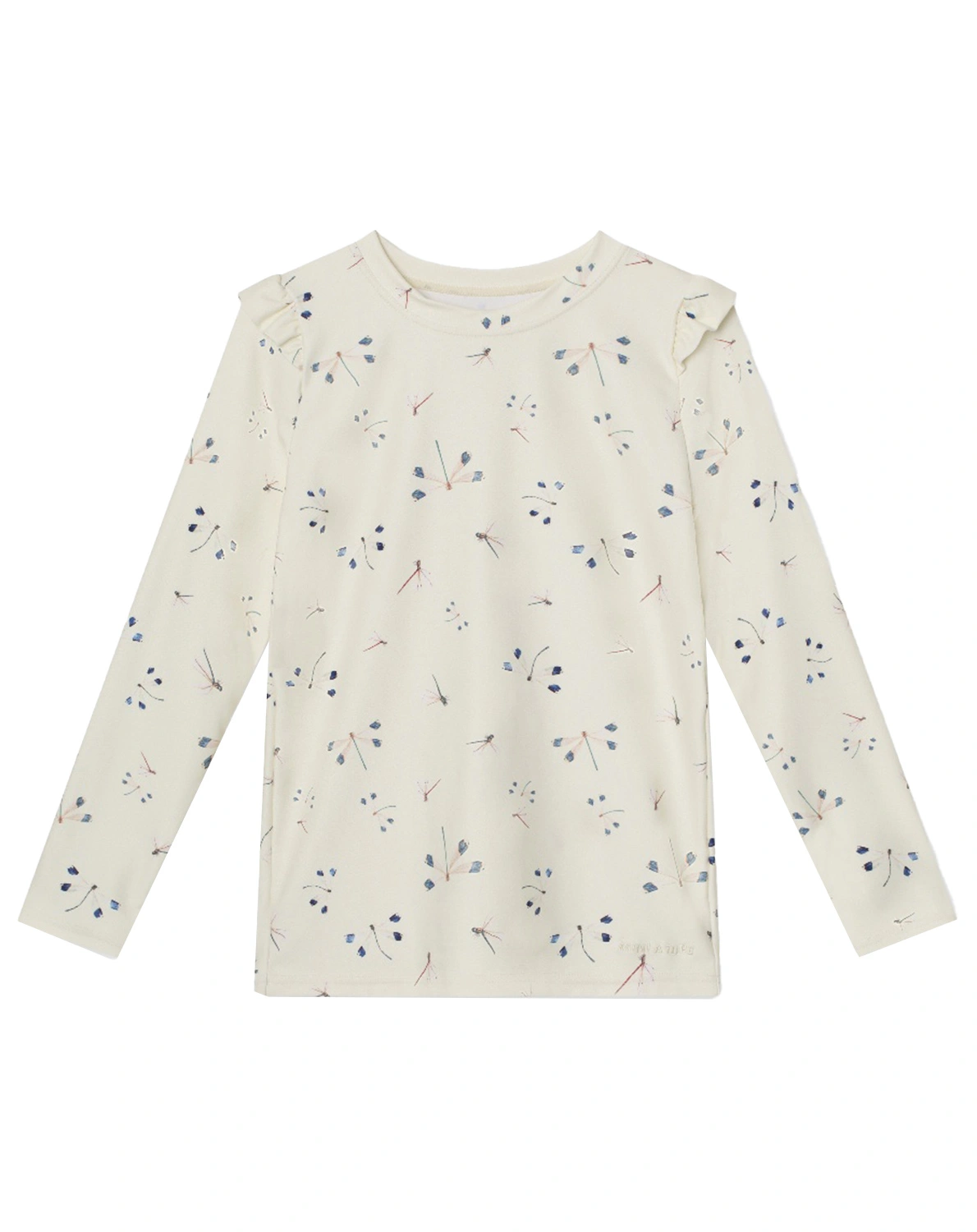Langarm-Badeshirt MATGANILLA DRAGONFLIES in gelb