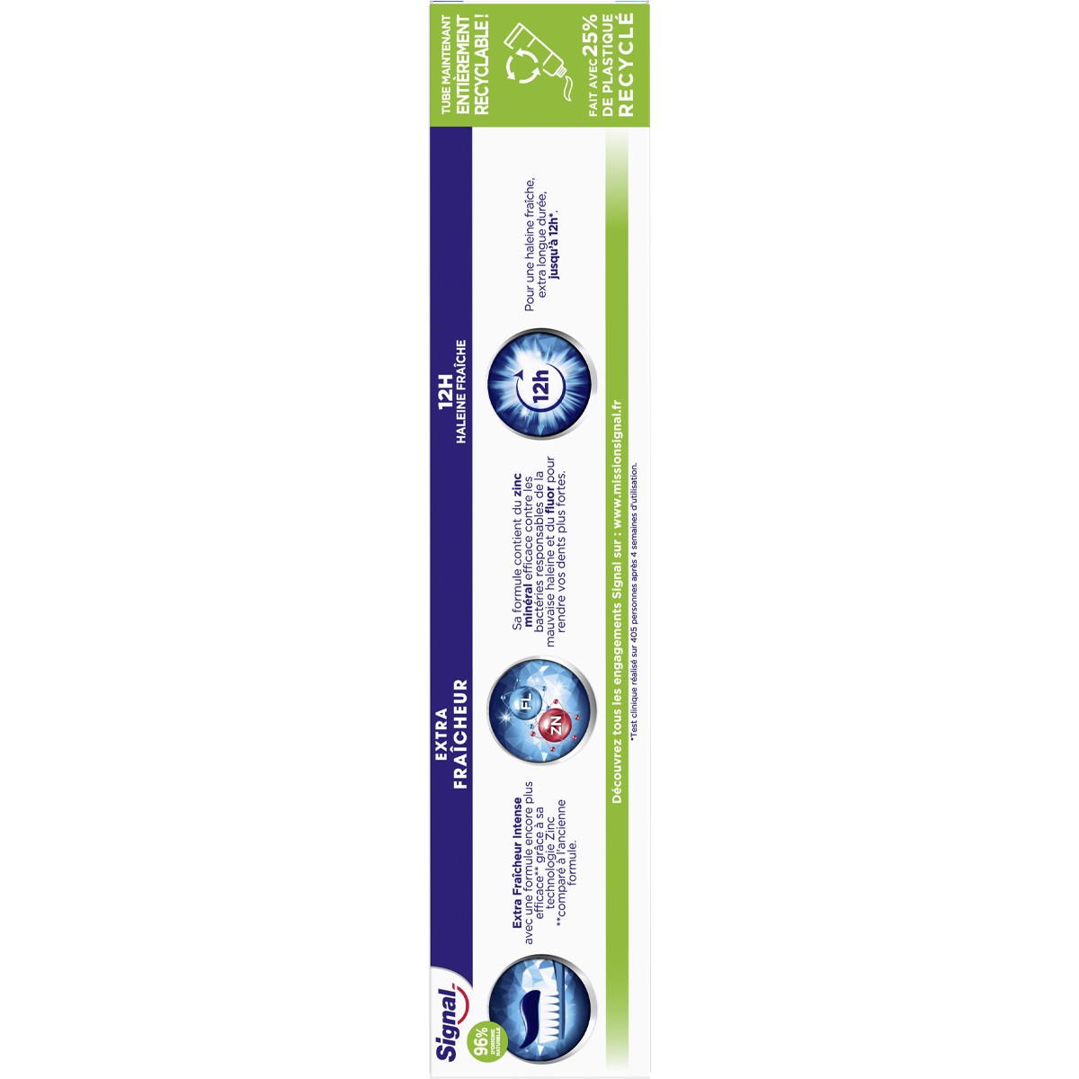 Dentifrice extra-fraîcheur - Aquamenthe - 75 ml