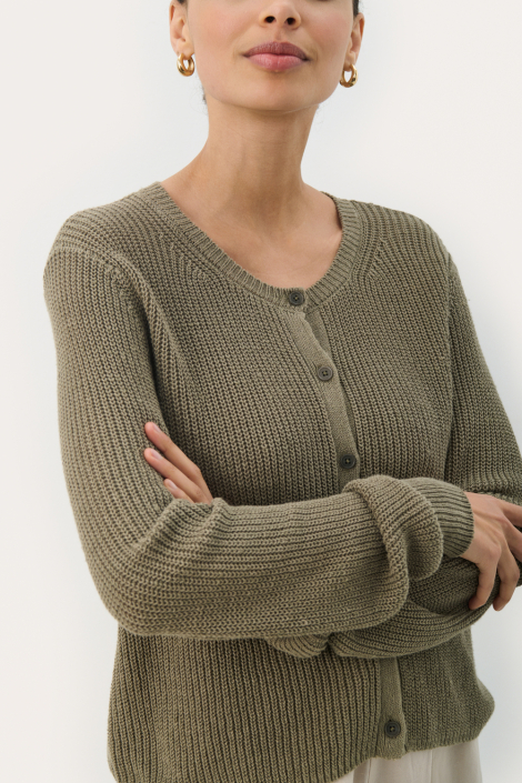 Part Two groene dames vest