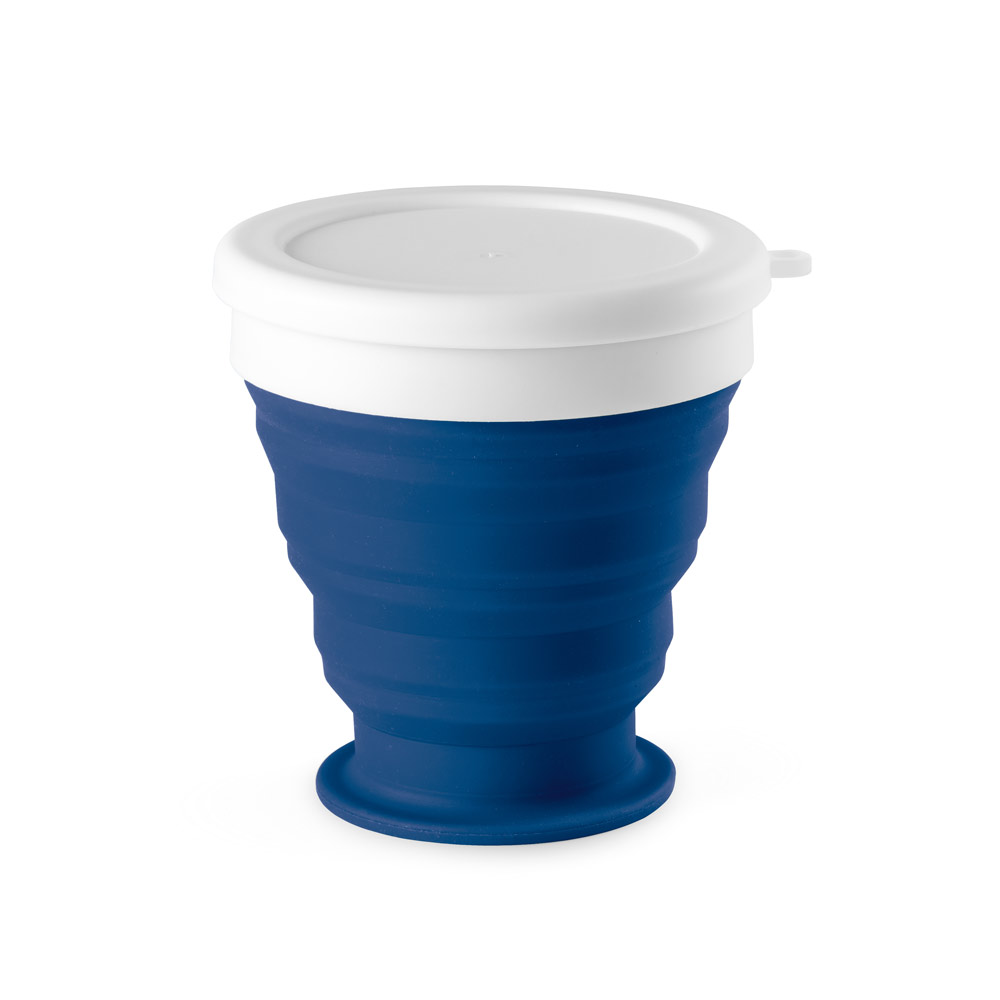 hi!dea 94762 - Verre de voyage pliable 250mL en silicone et PP