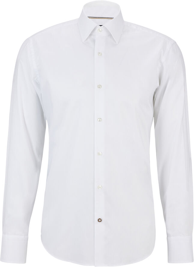 BOSS BOSS Men Business Clothing Shirts Hvid