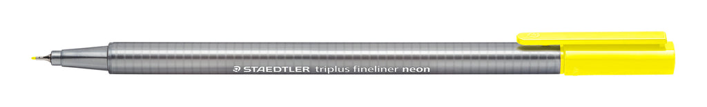 Marcador Triplus Fineliner Amarelo Neon