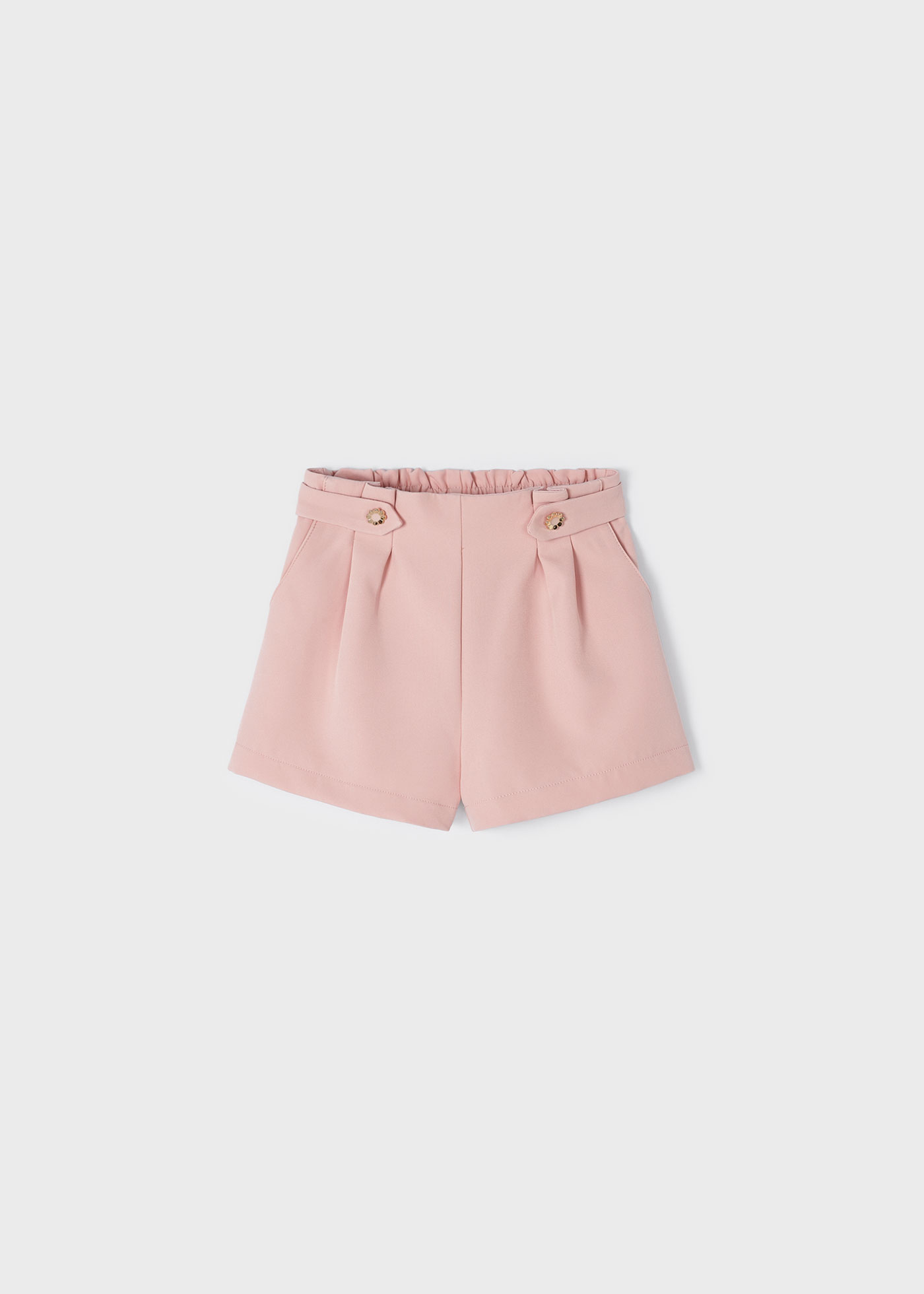 Calções de crepe para menina, anis