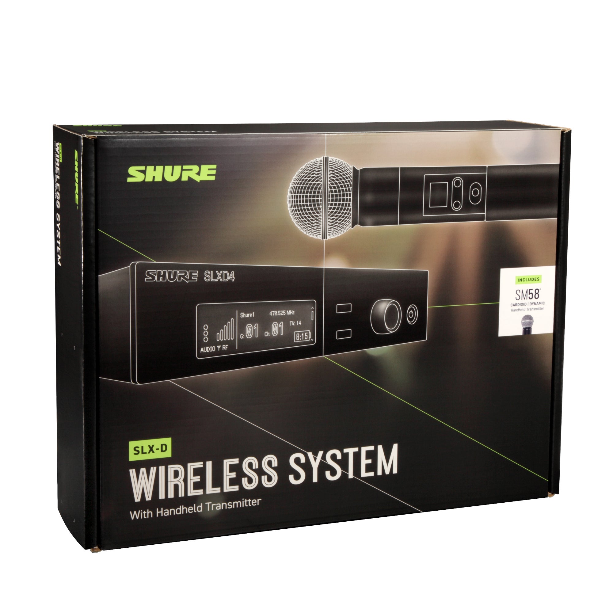 Shure SLXD24/SM58-H56 handheld draadloos (518 - 562 MHz)