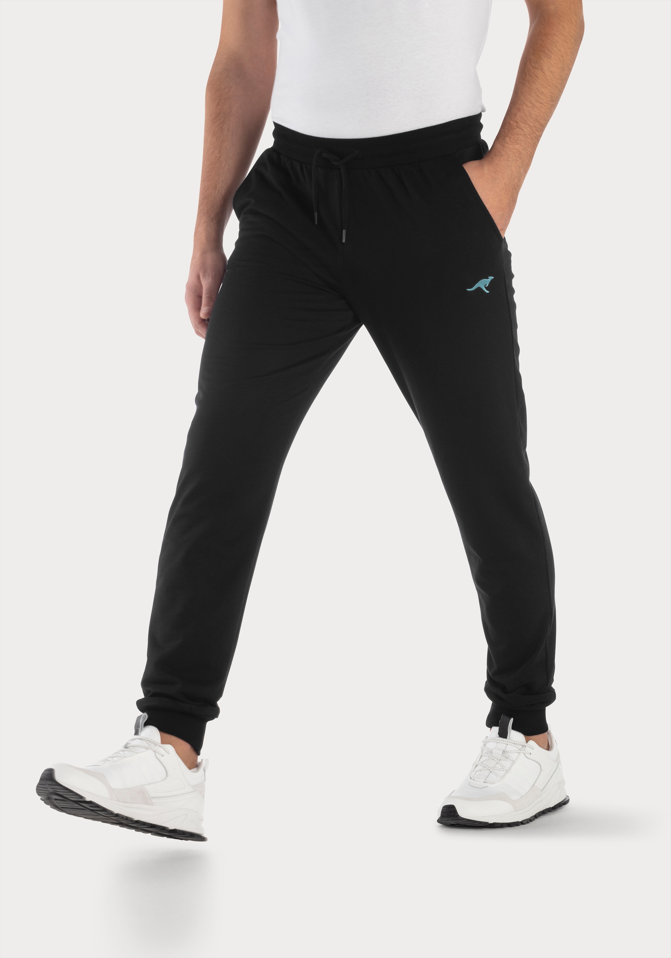KangaROOS Sweathose  Jogginghose mit kleiner Logostickerei