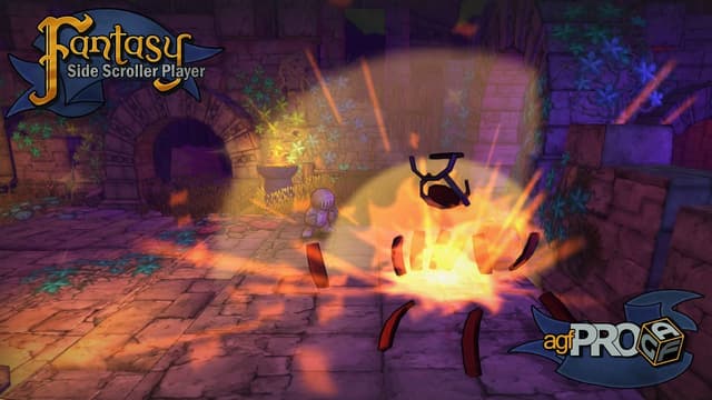Axis Game Factory's AGFPRO Fantasy Side-Scroller Player