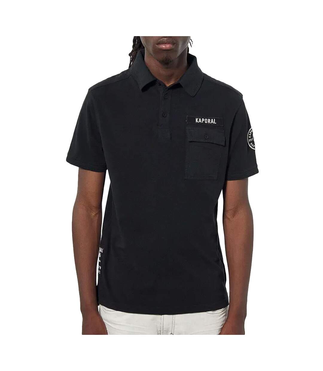 Polo Noir Homme Kaporal Maki