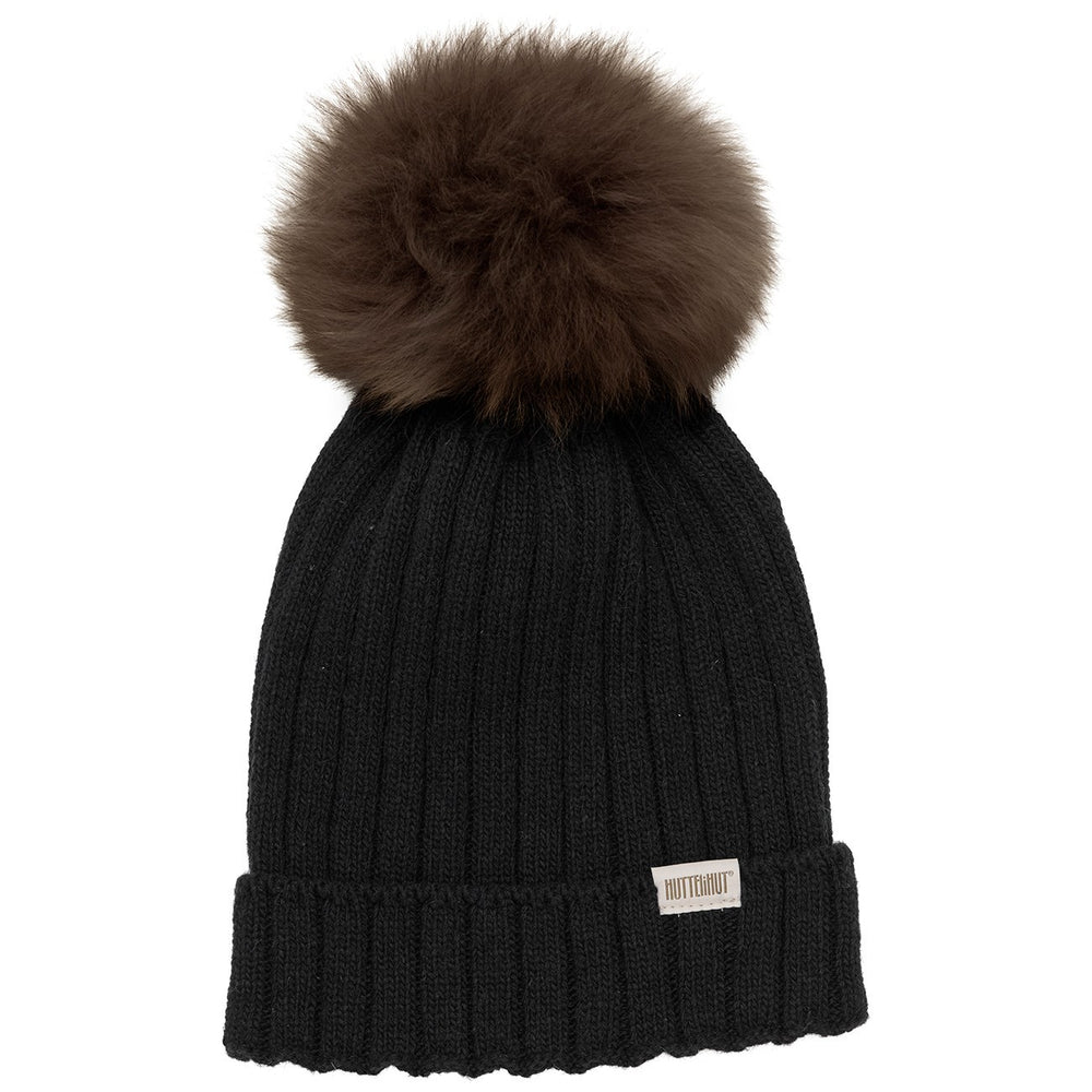 Køb Huttelihut Phantom Hue Knit m. Alpaca Pompom