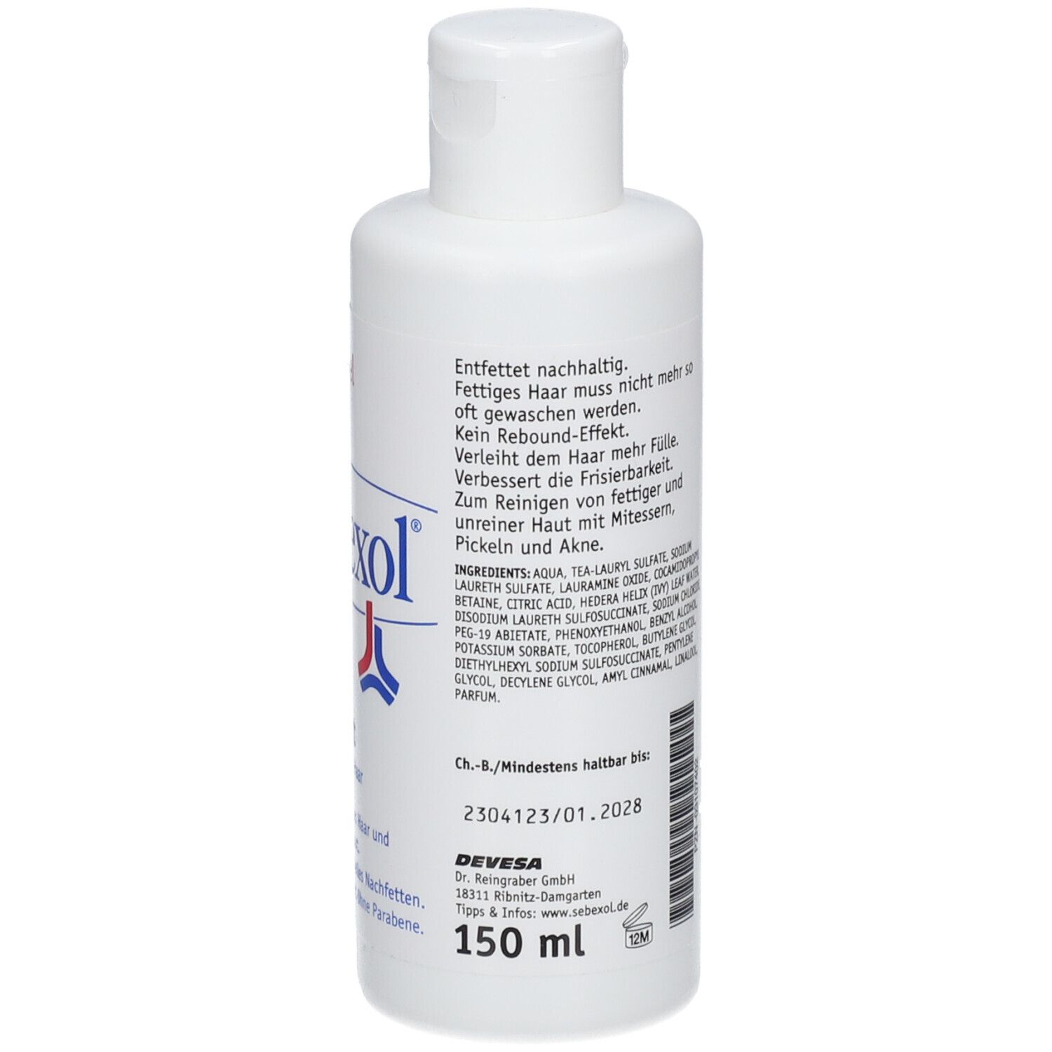Sebexol® Antifett Shampoo für Haut und Haare