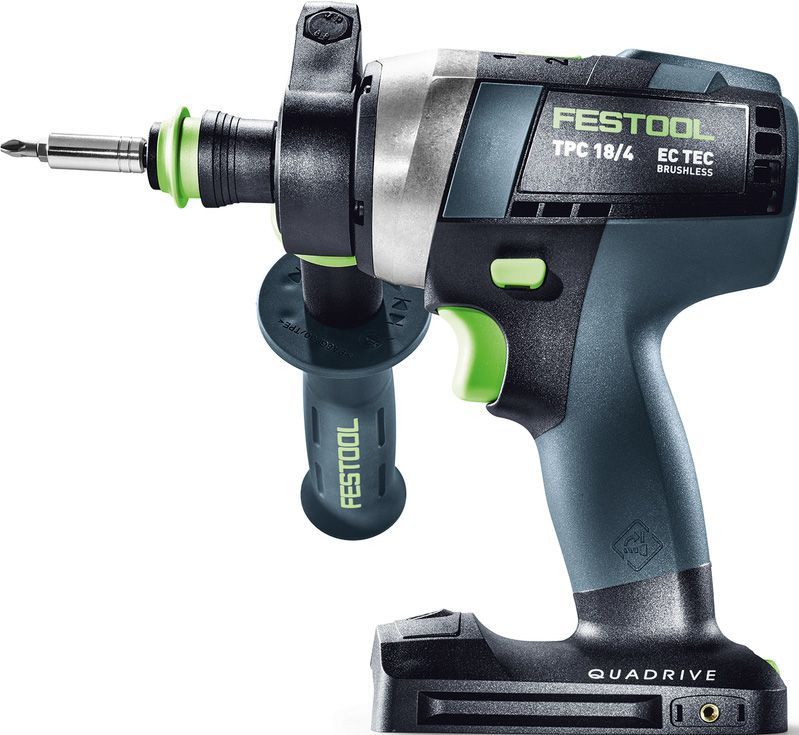 Festool TPC 18/4 I-Basic QUADRIVE Accu klop-/schroefboormachine 18V Basic Body in Systainer - 575604