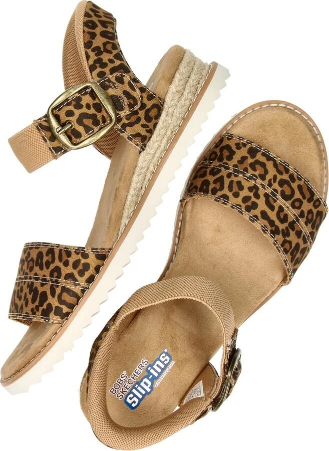 Bobs Hands Free Slip-In Desert Kiss dames sandaal Leopard