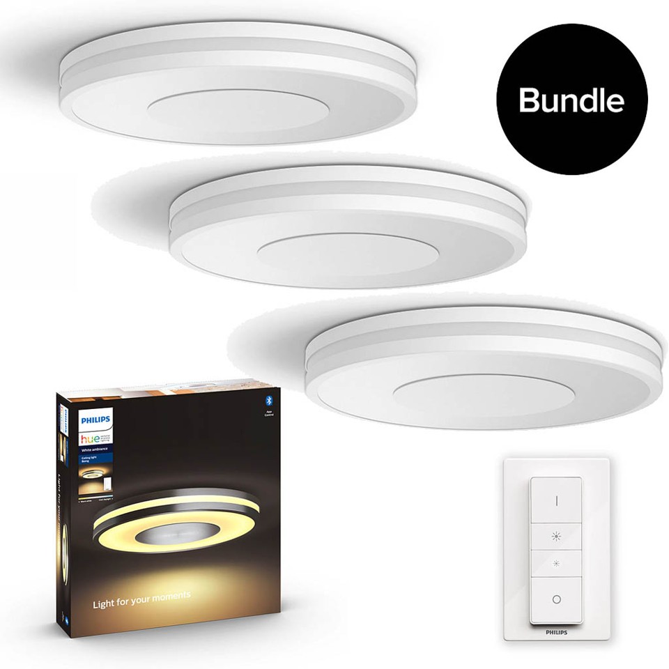 Philips Hue - 3xBeing Ceiling Light White - Bundle