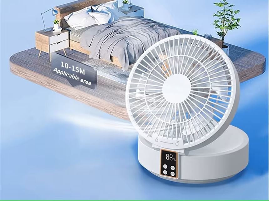 HOMTEC - USB oplaadbare ventilator
