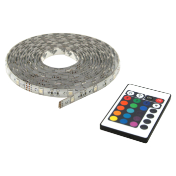 Prolight LED-strip gekleurd 5 m met afstandsbediening (IP44)