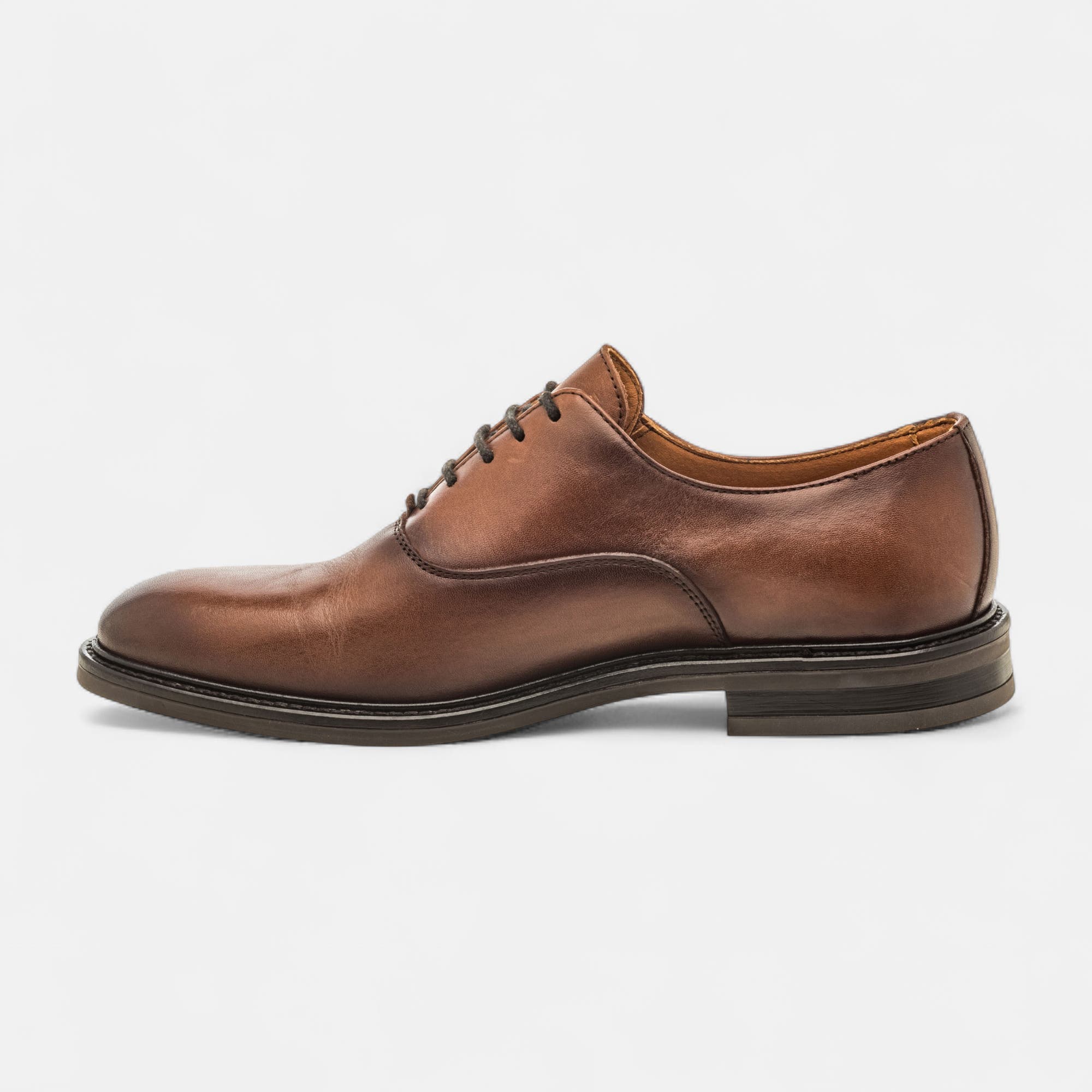 Richelieus Homme en cuir marron