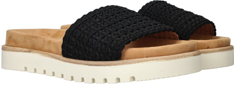 Mustang Slippers Zwart Dames