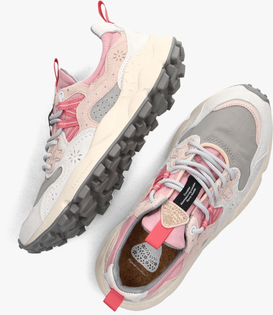 FLOWER MOUNTAIN grijze flower mountain lage sneakers yamano 3 woman