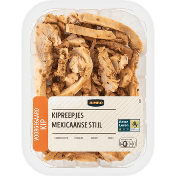 Jumbo Voorgegaard Kipreepjes Mexicaanse Stijl 135 g