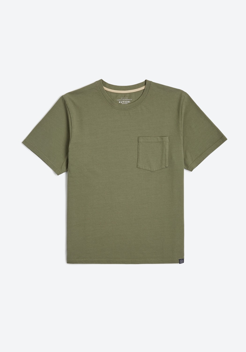 Kuyichi T-Shirt Liampo Tee Army Green