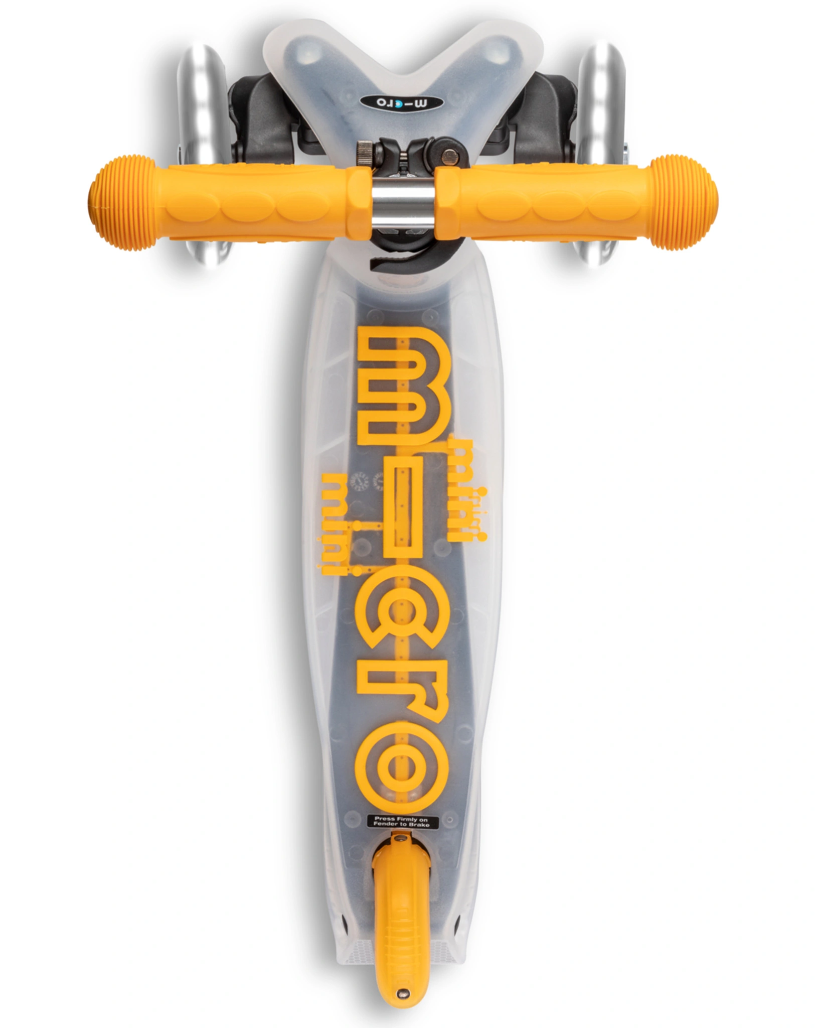 Kinder-Scooter MINI MICRO DELUXE FLUX LED in yellow