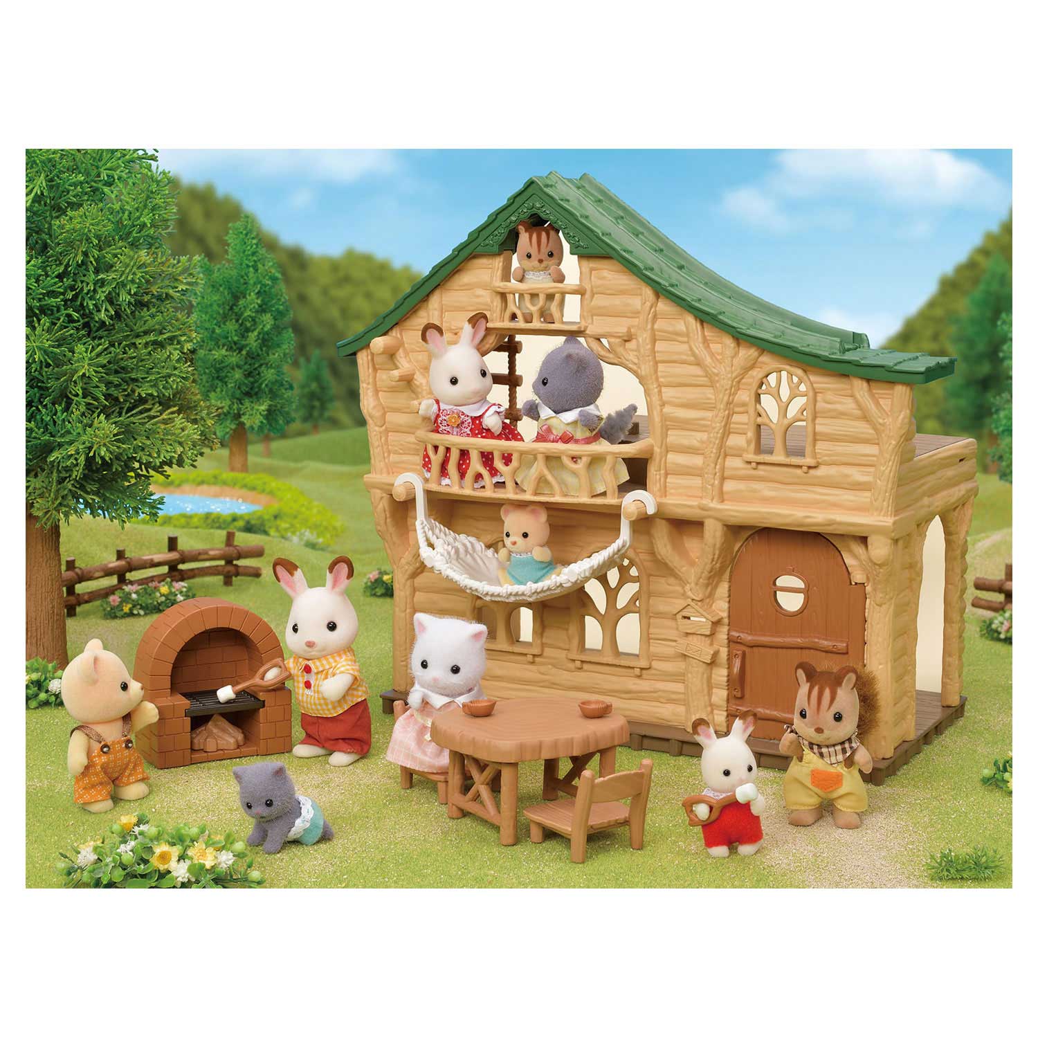 Sylvanian Families 5451 Blokhut aan het Meer