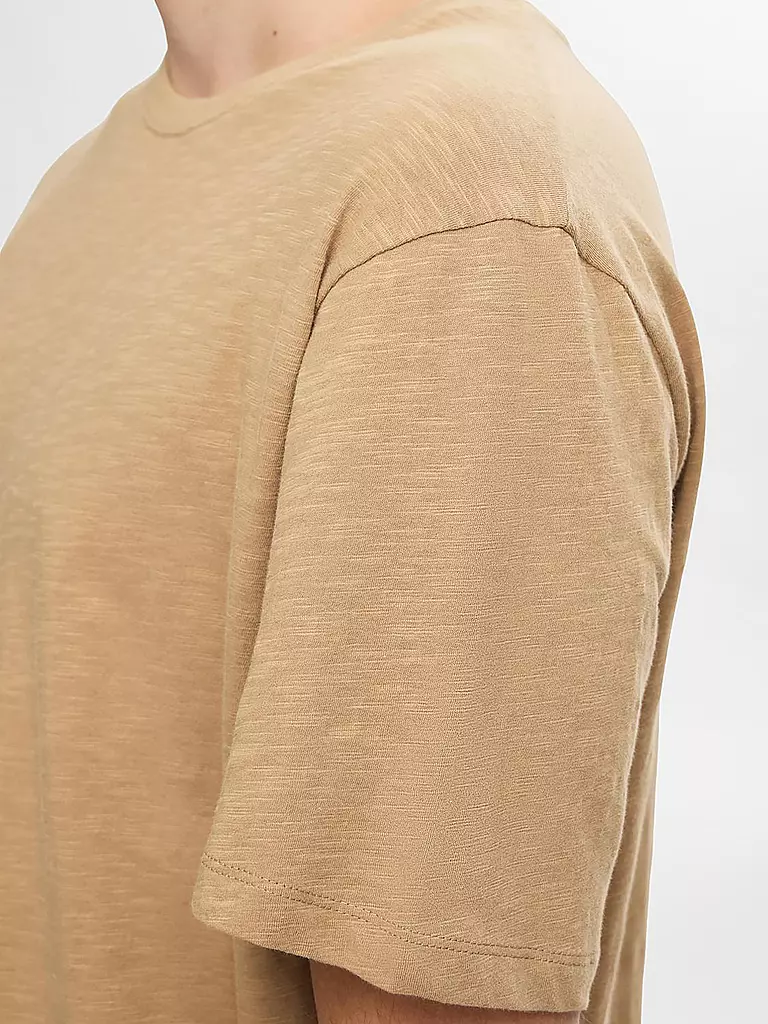 SELECTED T-Shirt SLHASPEN beige