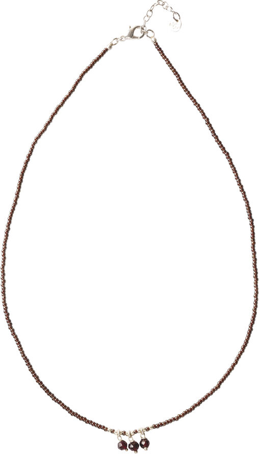 A Beautiful Story Empathy Garnet Necklace SC Silver