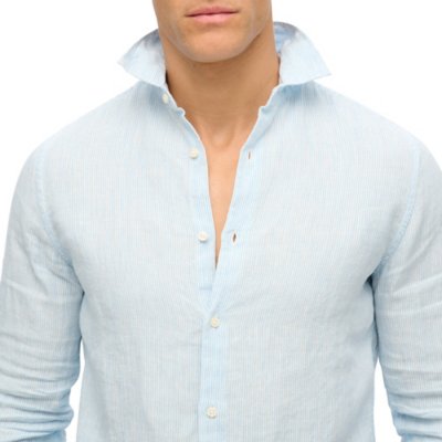 Chemise à manches longues homme Studios Casual Linen SUPERDRY