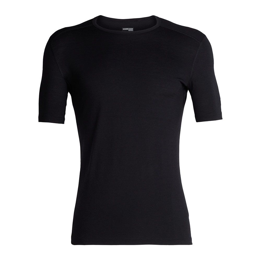 Icebreaker 200 OASIS MERINO - Sous-couche Homme black