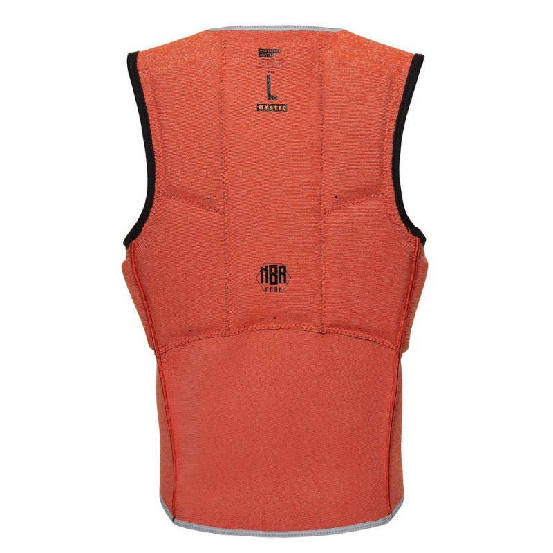 Gilet Impact Kitesurf Mystic Foil frontzip noir